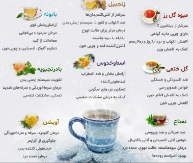 هر کدام از دمنوش ها چه خواصی دارد؟